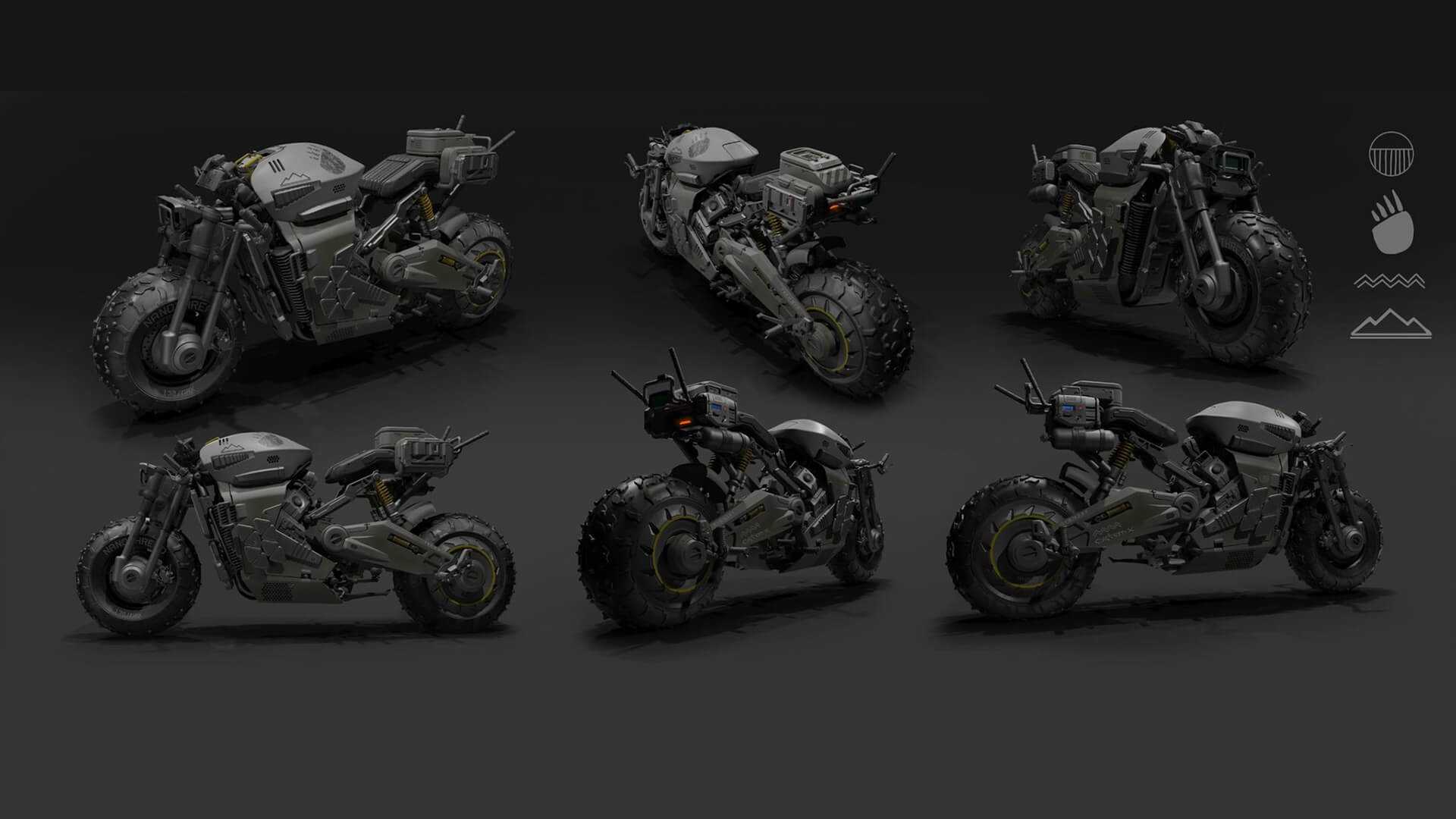 Motorcycle Design Renders